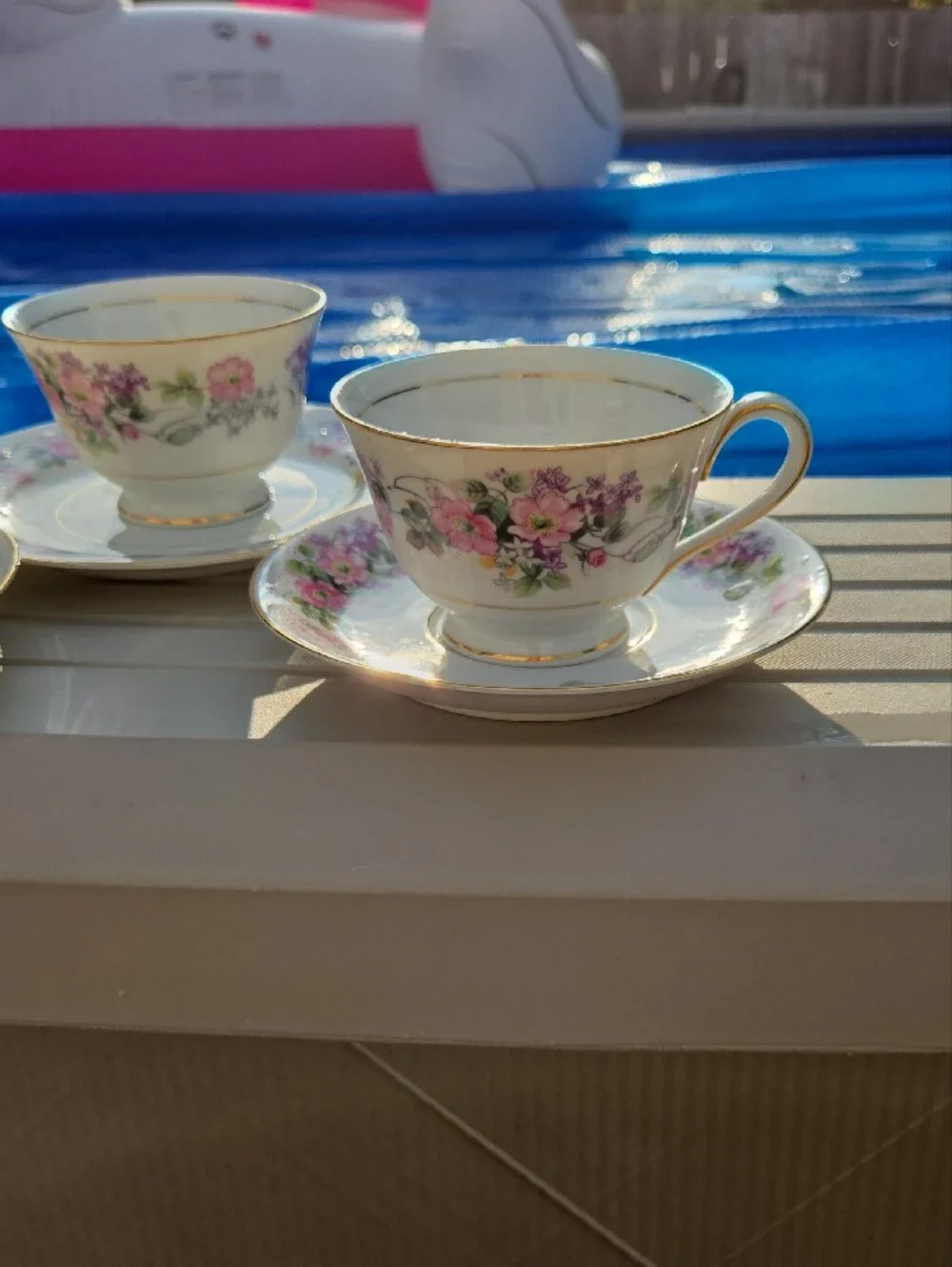 Noritake Roseland Tea Cups